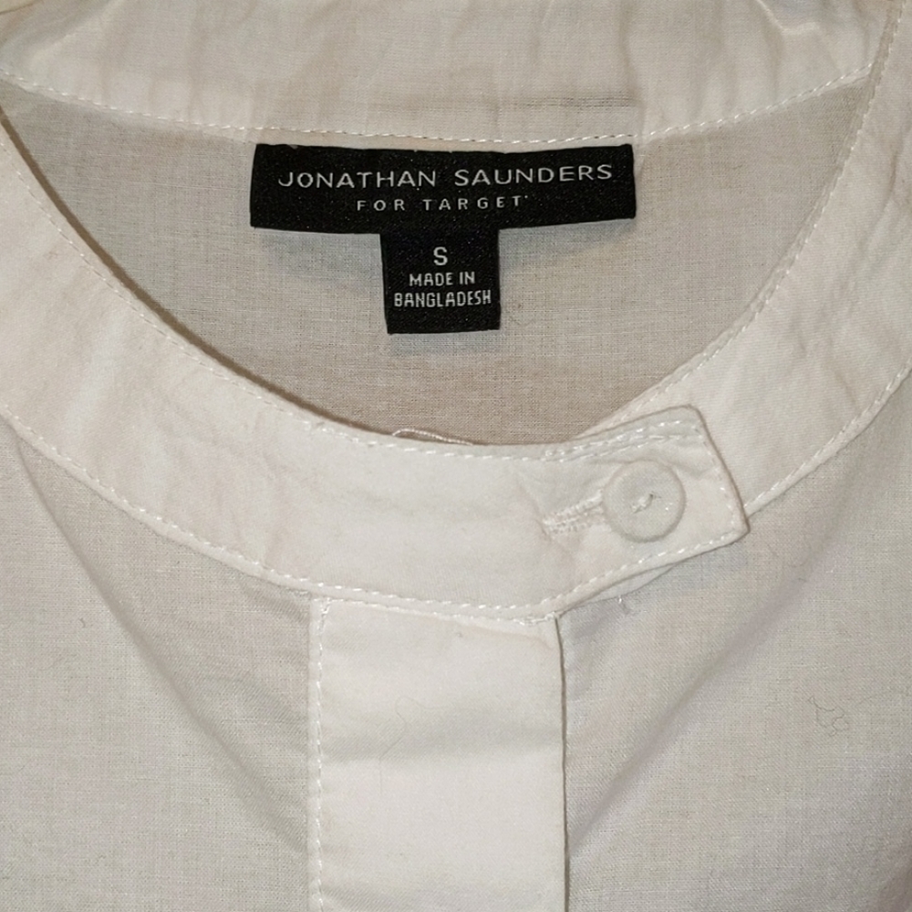 Belted Color Block Button Down - Picture 9 of 12